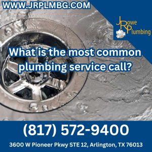 What is the most common plumbing service call?